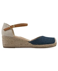 White Mountain Women's Maintain Espadrille Wedge Sandals