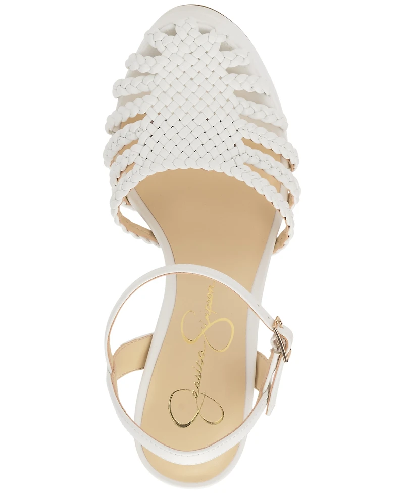 Jessica Simpson Women's Inaia Woven Platform Dress Sandals