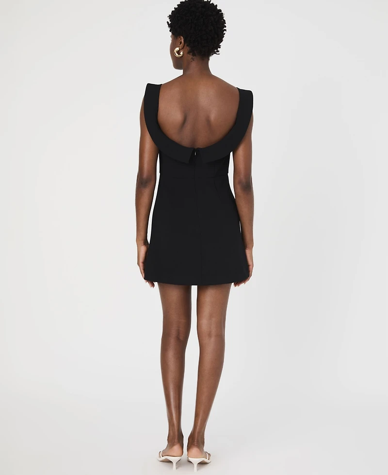 French Connection Women's Whisper Collared Mini Dress
