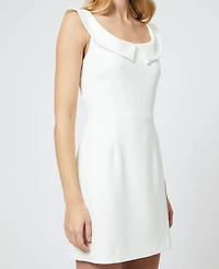French Connection Women's Whisper Collared Mini Dress