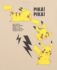 Pokemon Little & Big Boys Pika Pika Graphic Short-Sleeve T-Shirt