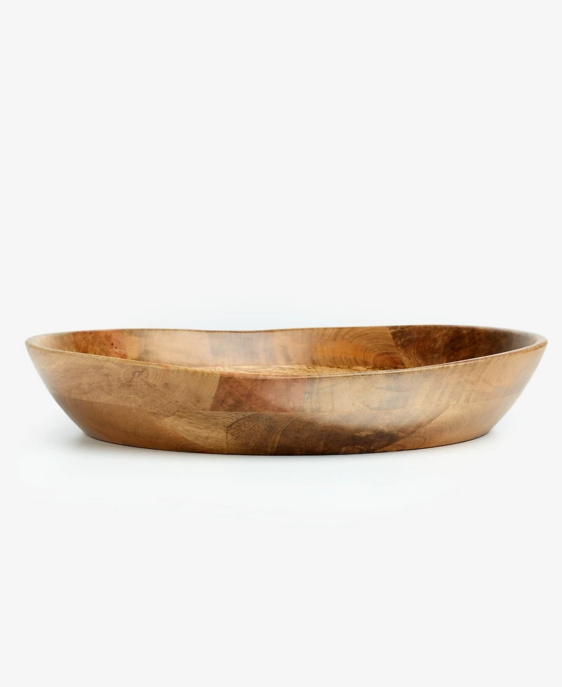 Oake Low Wood Serving Bowl, Exclusively at Macy's