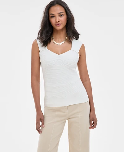 Boss Orange Women's Sweetheart-Neck Sleeveless Rib Top