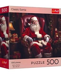 Trefl Red 500 Piece Puzzle - Holiday - Classic Santa