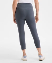 Style & Co Women's High Rise Cropped Pull-On Leggings, Created for Macy's