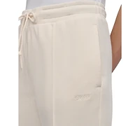 Dkny Sport Women's Zip-Cuff High-Rise Cotton Joggers