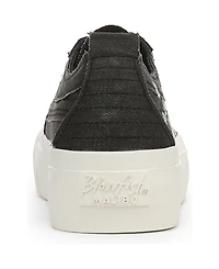 Blowfish Malibu Women's Sadie-Sun Embroidered Lace Up Platform Sneakers
