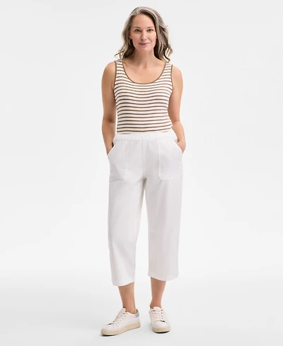 Style & Co Women's Petite Mid-Rise Pull-On Capri Pants, Exclusively at Macy's