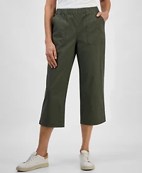 Style & Co Women's Petite Mid-Rise Pull-On Capri Pants, Exclusively at Macy's