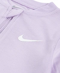 Nike Baby Essentials Viscose Long-Sleeve Footed Coveralls, 2 Pack