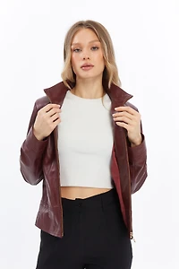 Furniq Uk Women's Leather Jacket
