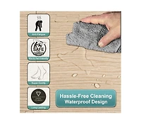 Sorbus Thick 3/8-inch Wood Grain Floor Foam Tile Mats (16 Tiles,16 Sq ft