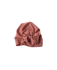 Earth Baby Outfitters Baby Girls 2-Piece Bow Hat and Headband Set
