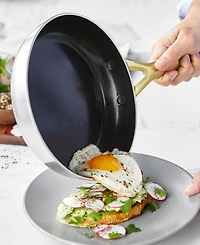 GreenPan GP5 Stainless Steel 2-Piece Frypan Set