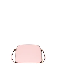 kate spade new york Devin Saffiano Leather Double Zip Dome Crossbody Bag