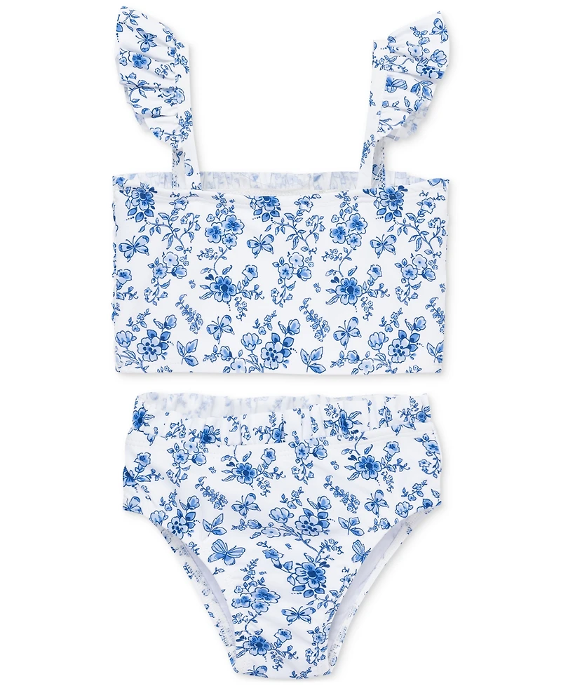 Little Me Baby Girls Floral-Print 2-Piece Swimsuit