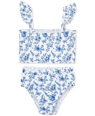 Little Me Baby Girls Floral-Print 2-Piece Swimsuit