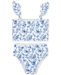 Little Me Baby Girls Floral-Print 2-Piece Swimsuit