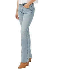Silver Jeans Co. Women's Britt Low Rise Curvy Fit Slim Bootcut