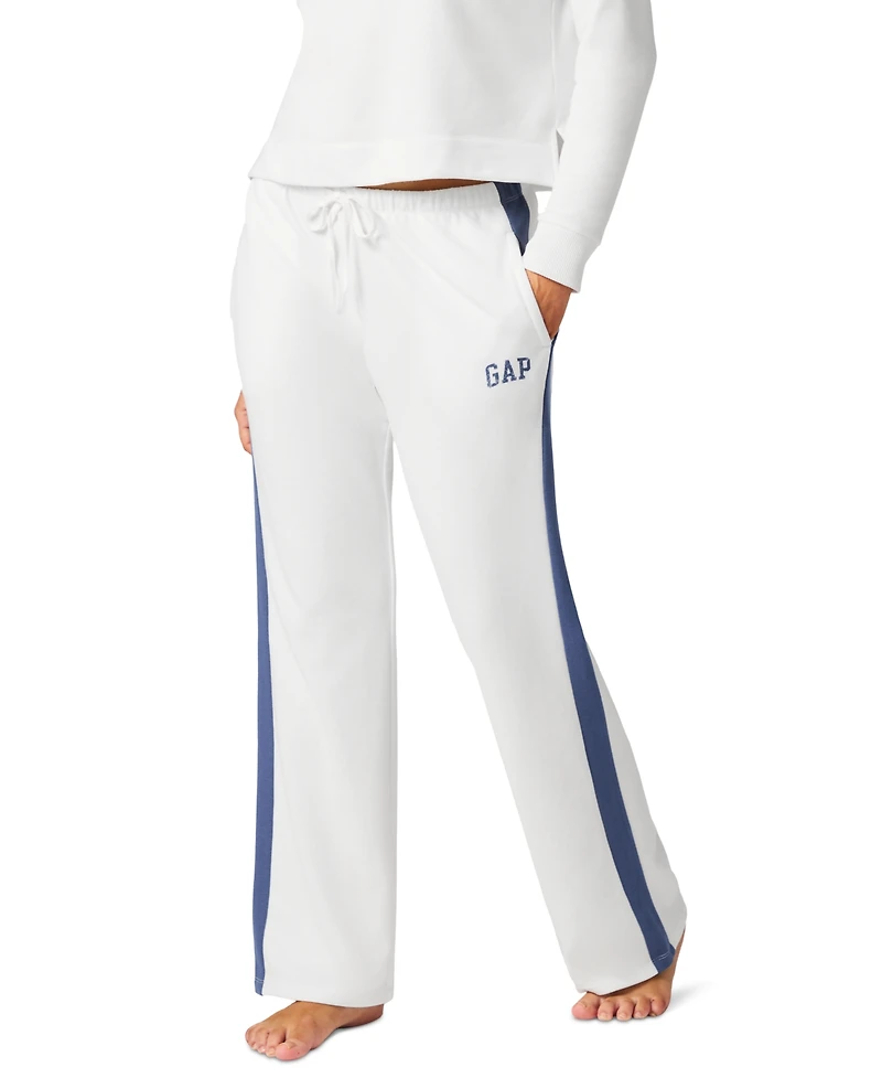 Gap Women's Logo French Terry Drawstring Pajama Pants