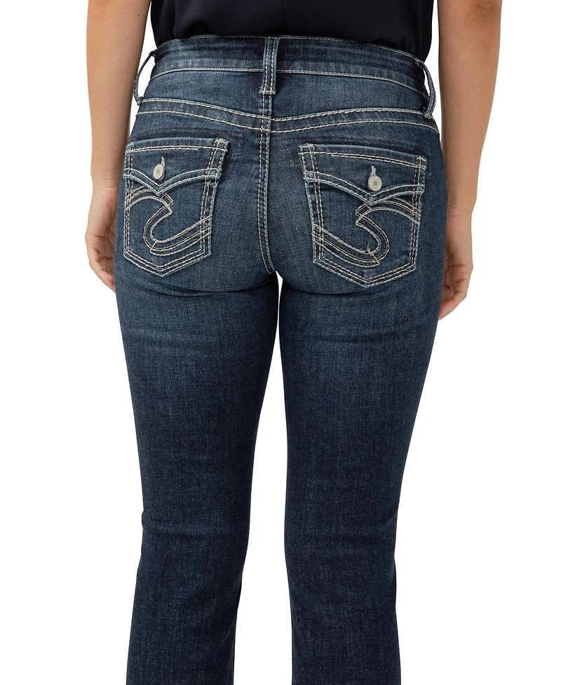 Silver Jeans Co. Women's Suki Mid Rise Curvy Fit Capri
