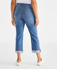 Style & Co Women's Mid-Rise Curvy Capri Jeans, Exclusively at Macy's