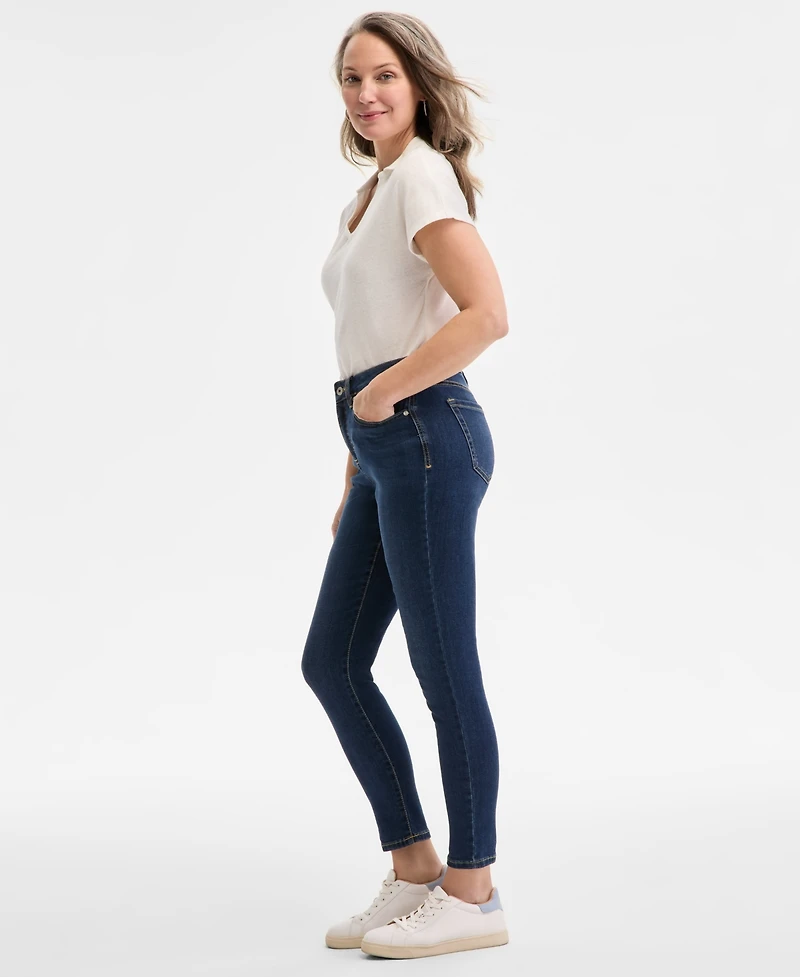 Style & Co Women's Mid-Rise Curvy Skinny Jeans, Created for Macy's