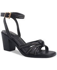 Giani Bernini Women's Renaee Block Heel Woven Strappy Dress Sandals, Created for Macy's
