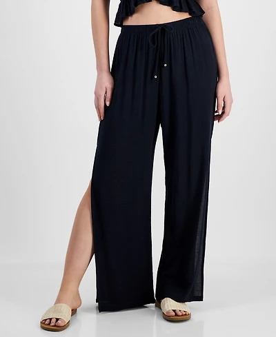 Miken Juniors' Side-Slit Cover-Up Pants, Exclusively at Macy's