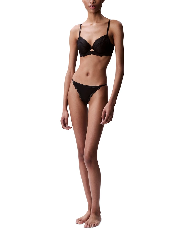 Calvin Klein Women's Sensual Stretch Lace Unlined Full-Coverage Bra QF8120