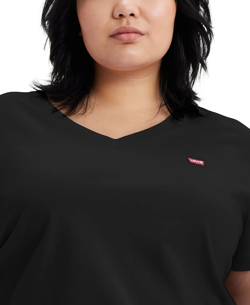 Levi's Plus Cotton Perfect V-Neck Tees