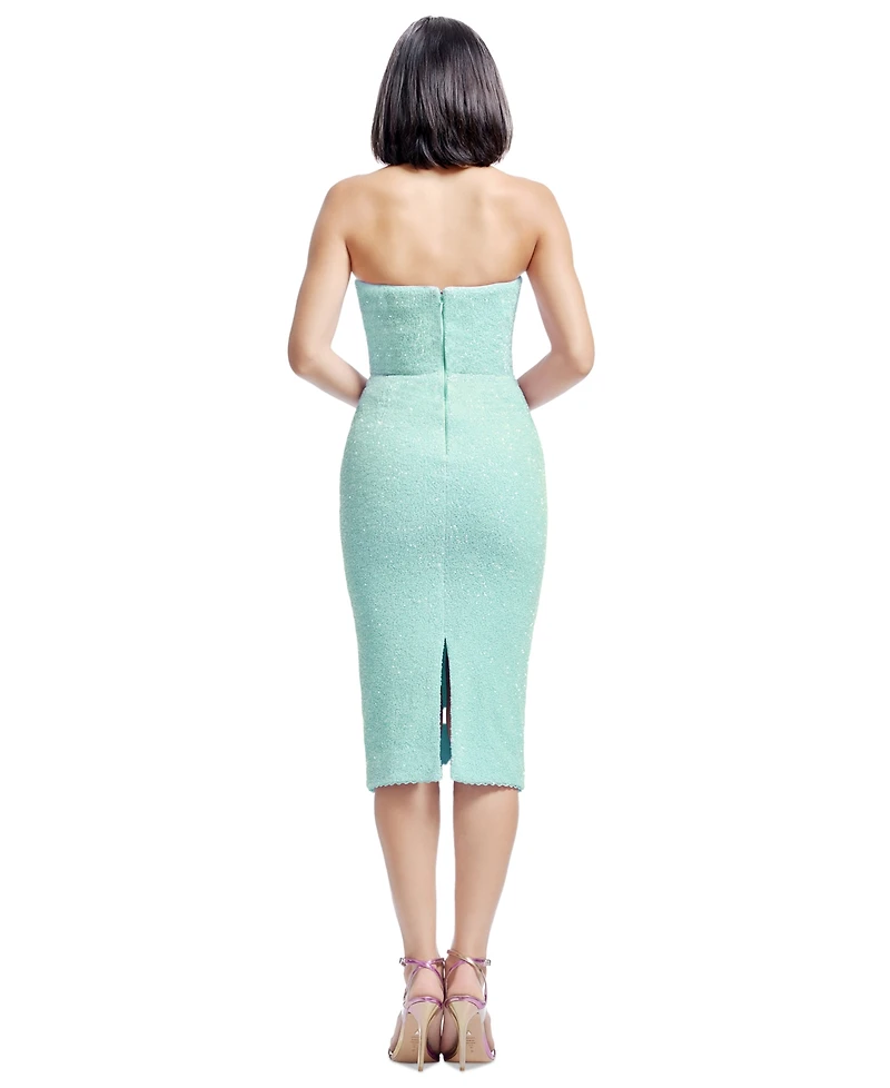 Dress the Population Women's Viviana Sequined Strapless