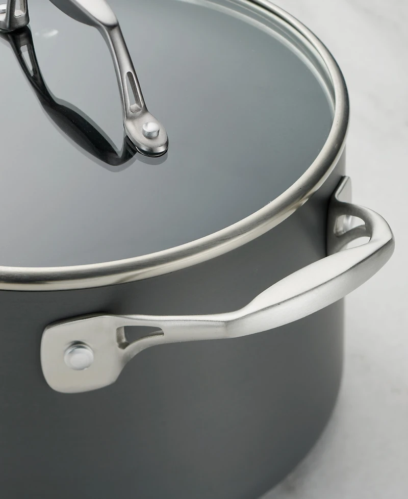 Tramontina OnyxPro 8-Quart Hard Anodized Nonstick Stock Pot with Lid