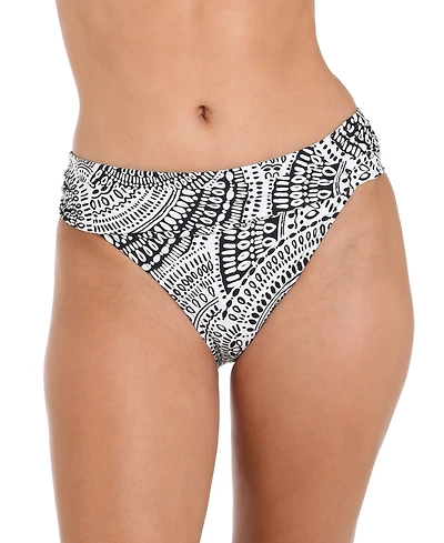 La Blanca Women's Dream Catcher Shirred-Band Hipster Bottom