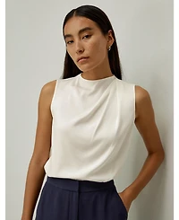 Lilysilk Women's Sleeveless Minimalist Silk Top