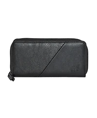 Slim Zipper Round Wallet