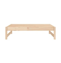 Patio Footstool 47.2"x31.5" Solid Wood Pine