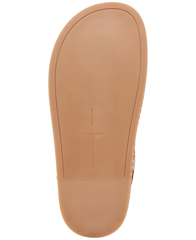 Dolce Vita Women's Stefan Toe Ring Thong Jewelry Footbed Flat Sandals