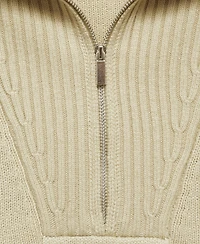 Mango Women's Zipper Wool Blend Sweater