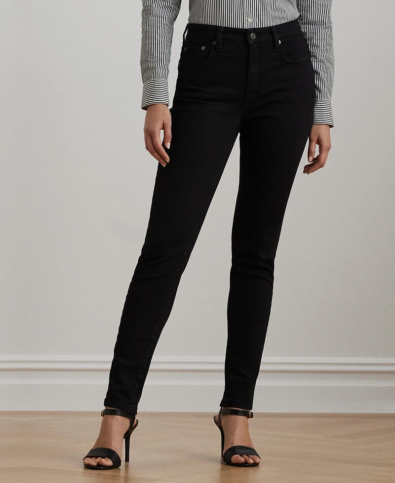 Lauren Ralph Women's High-Rise Skinny Ankle Jeans