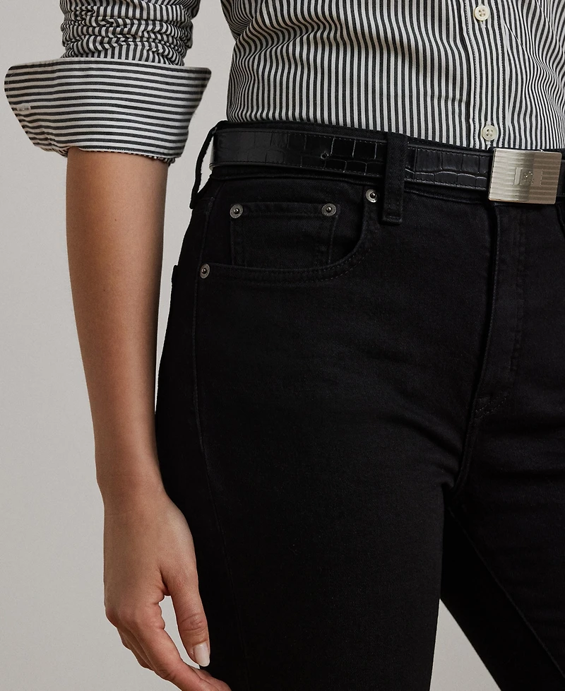 Lauren Ralph Women's High-Rise Skinny Ankle Jeans
