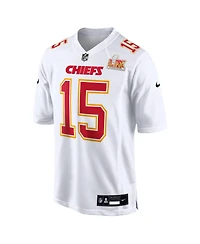 Nike Men's Patrick Mahomes White Kansas City Chiefs Super Bowl Lix Patch Fashion Game Jersey