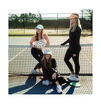 Women's Adjustable Band Sport Visor - White
