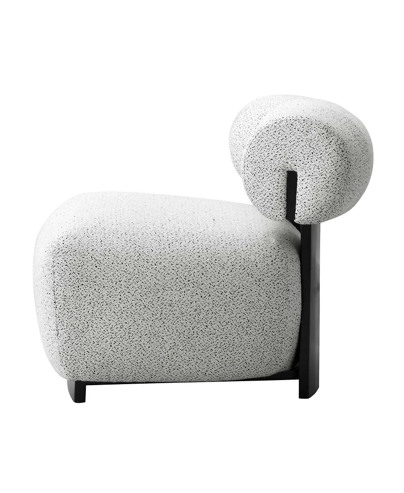 Manhattan Comfort Bartow Modern Woven Fabric Upholstered Accent Chair