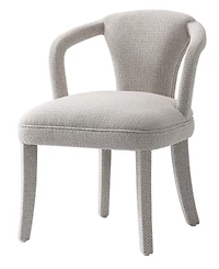 Manhattan Comfort Palmer 22.8" Modern Tweed Upholstered Dining Armchair