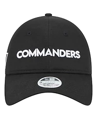 New Era Women's Black Washington Commanders Cece 9TWENTY Adjustable Hat