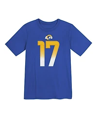 Nike Preschool Puka Nacua Royal Los Angeles Rams Player Name Number T-Shirt
