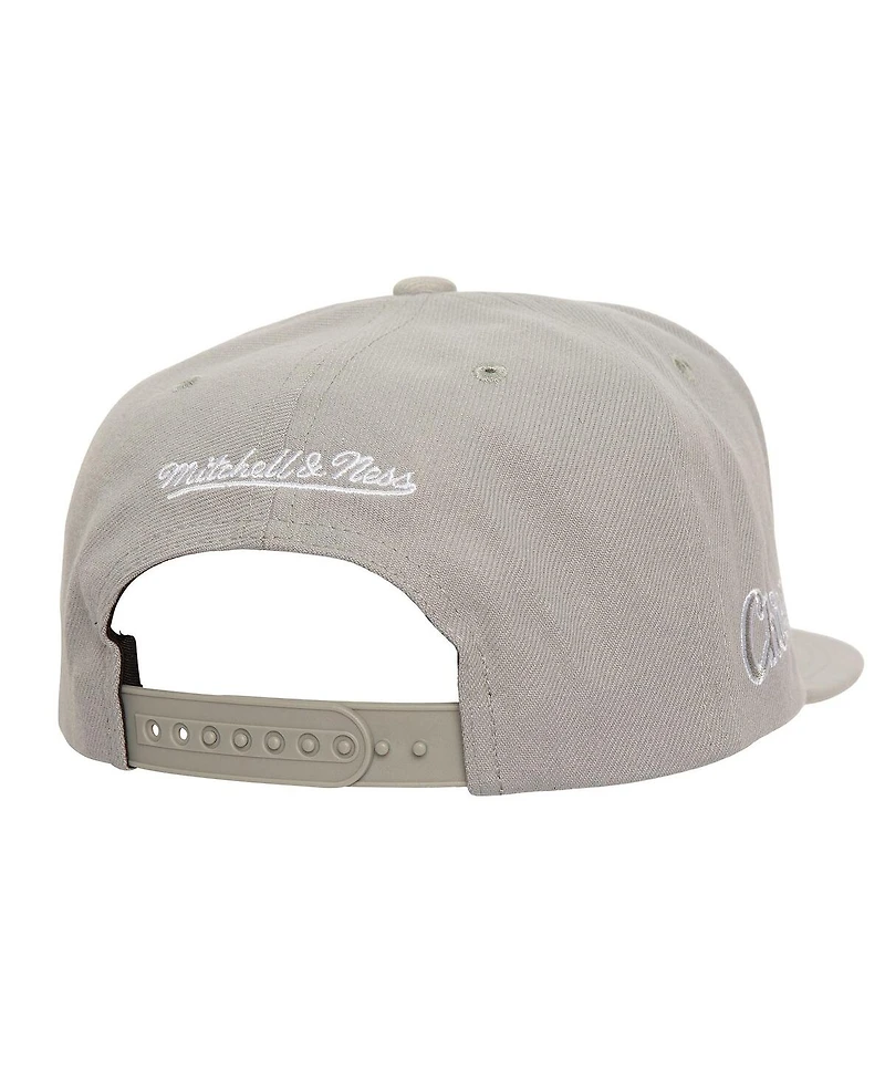 Mitchell & Ness Men's Gray Chicago White Sox Snapback Hat
