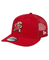 New Era Men's Red Maryland Terrapins Trucker 9FIFTY Snapback Hat