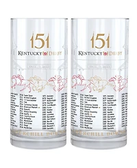 West Coast Novelty Kentucky Derby 151 12 oz. Mint Julep Glasses Two Pack